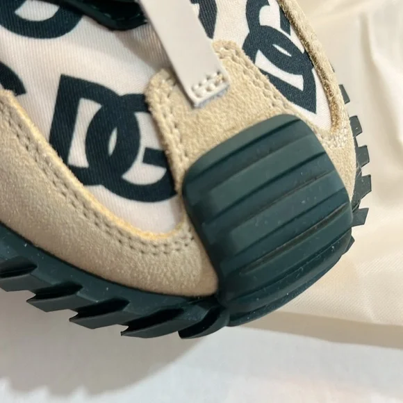 DOLCE & GABBANNA AUTHENTIC SNEAKER SIZE 34 OROSTA BASSA VERDE 8N145 BRAND NEW - Picture 4 of 7